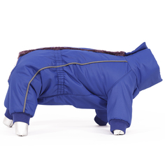 Комбинезон для собак YORIKI Дельфин, мужской, синий, M, длина спины 24 см