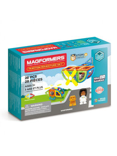 Магнитный конструктор Aviation Adventure Set MAGFORMERS 207003