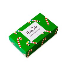 Набор носков унисекс Happy Socks Christmas Green разноцветный 36-40