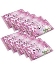 Влажные салфетки BioCos, SPA Cosmetic для снятия макияжа 150 шт.