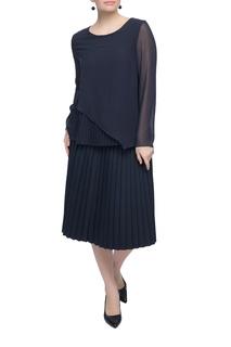 Блуза женская STEINBERG La-011225-Nb синяя 44