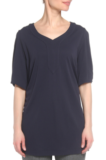 Блуза женская Marina Rinaldi 6632041/208 синяя M