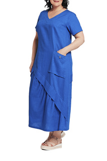 Платье женское D`imma 2081 синее 60