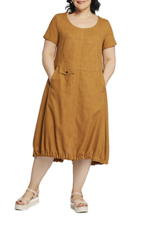 Платье женское D`imma 2080 коричневое 62