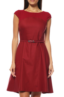 Платье женское COMMA 81.704.82.3924_БОРДО красное 44