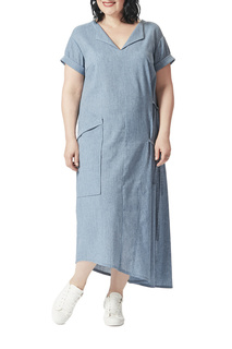 Платье женское D`imma 2072 синее 56