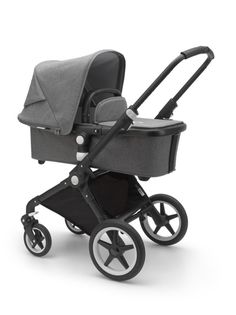 Коляска 2 в 1 Bugaboo lynx black/ grey melange/grey melange complete