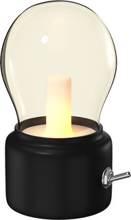 Настольная лампа HRS Bulb Lamp со встроенным аккумулятором (Черный)