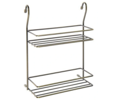 Полка для специй двухуровневая Big House малая на рейлинг C203AB