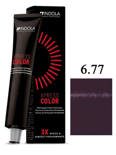 Крем-краситель Indola XPRESS COLOR 6.77 темный русый фиолетовый экстра 60 мл