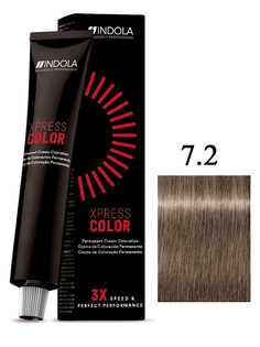 Крем-краситель Indola XPRESS COLOR 7.2 средний русый перламутровый 60 мл