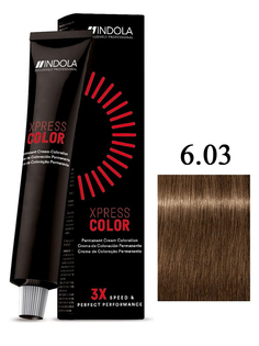 Крем-краситель Indola XPRESS COLOR 6.03 темный русый натуральный золотистый 60 мл