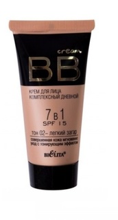 BB крем Белита комплексный дневной 7 в 1 SPF 15 тон 02 легкий загар 30 мл