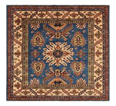 Ковер коллекции «Kazak Classic» BLU-IVR(145X157) 145 х 157 см 54918 Kover.Ru
