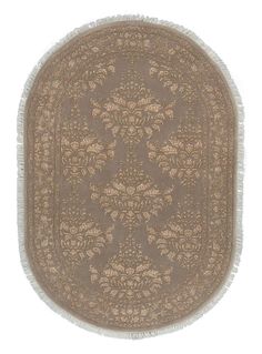 Ковер коллекции «King Of Agra» NO9-GRY-GRY(Oval) 74 х 133 см 40599 Kover.Ru