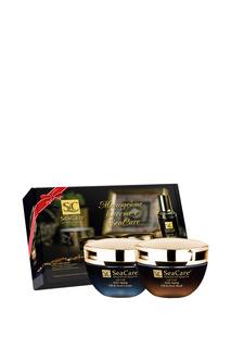 Подарочный 24K GOLD набор №1 SeaCare Крем и Маска для лица с Реноваж,Золотом и Витамином Е
