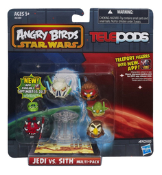 Игровой набор Telepods Angry Birds Star Wars Jedi vs Sith