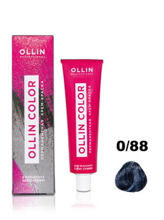 Крем-краска OLLIN PROFESSIONAL OLLIN COLOR для волос 0/88 корректор синий 100 мл