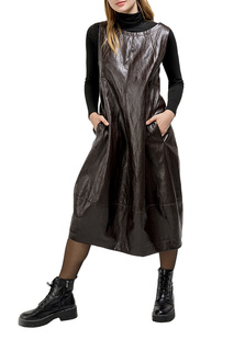 Повседневное платье женское Helmidge 9109 коричневое 26