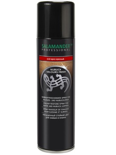 Спрей для ухода за замшей Salamander Professional Nubuck Velours Fresh ярко-красный 250 мл