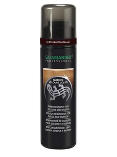 Лосьон-восстановитель цвета Salamander Professional Nubuck Velours Liquid каштановый 75 мл