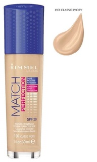 Тональный крем Rimmel Match Perfection Foundation тон 101 30 мл