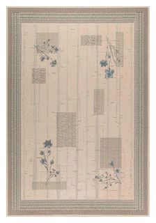 Ковер коллекции «Elegant Tapestry» IBIS-WHT-BLU 70 х 140 см 38679 Kover.Ru