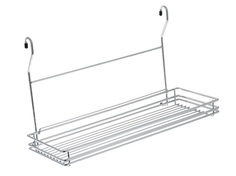 Полка на рейлинг большая одноуровневая, хром глянец Big House