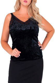 Топ женский Sparada ТП_ВЕЛЮРШИК черный 44-46