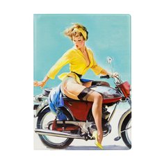 Обложка для автодокументов унисекс Kawaii Factory Пинап-мото