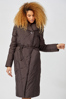 Пуховик-пальто женский Tom Farr T4F W3540.18 коричневый 44