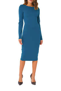 Платье женское OLGA SKAZKINA 130203 голубое 50