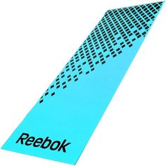 Коврик для фитнеса Reebok RAMT-12235BL черно-голубой 8 мм