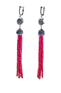 Серьги женские Unique СКВ220К красные