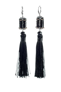 Серьги женские Unique СКШ216К черные