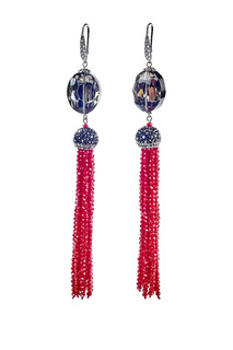 Серьги женские Unique СКВ218К красные