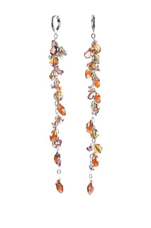 Серьги женские Unique СЦ251К фиолетовые