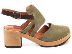 Босоножки женские Airbox 137198 зеленые 40 RU