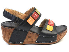 Босоножки женские Airbox 137215 черные 37 RU