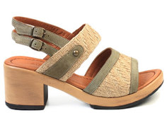 Босоножки женские Airbox 137197 зеленые 40 RU