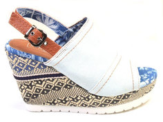 Босоножки женские Airbox 135974 голубые 41 RU