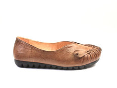 Балетки женские Airbox 136174 коричневые 36 RU