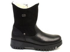 Полусапоги женские Dockers 89118 черные 39 RU