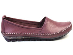 Мокасины женские Airbox 137236 фиолетовые 38 RU