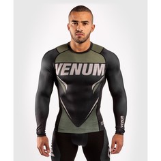 Рашгард Venum ONE FC Impact Black/Khaki L/S