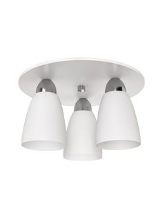 Люстра потолочная "Cloud" 3хЕ14х40Вт, белый, хром, Дубравия, 060-101-13/1Н