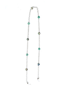 Цепочка женская Unique ЦОА2043К зеленая, 80 см