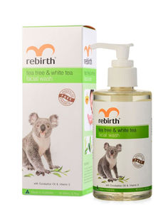 Rebirth Гель для умывания с маслом чайного дерева и белым чаем, 200 мл