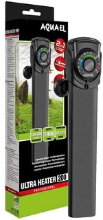 обогреватель погружной Aquael Ultra Heater UH-200W, боросиликатное стекло, 200 Вт