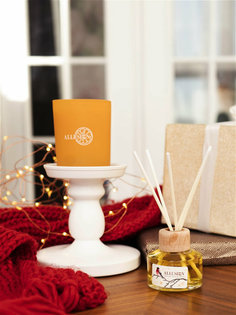 Ароматическая свеча «Happy New Year Fragrance», аромат «Апельсина, корица», 180 мл. Allusion